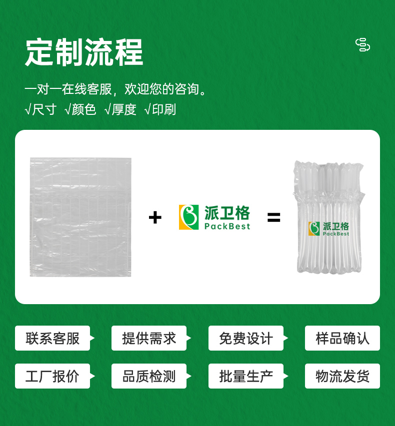 气柱袋缓冲充气包装全行业解决方案